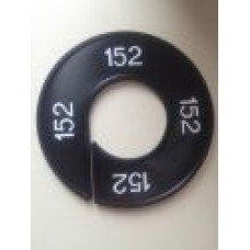 Maatring 9 cm zw/wit 152 Td05602152